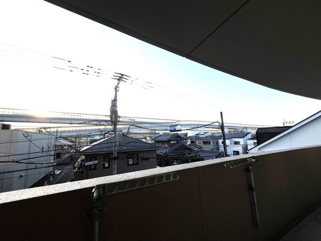 ダイアパレスサザンコート姪浜の展望|陽当たり、通風良好なので洗濯物もよく乾きそうです♪