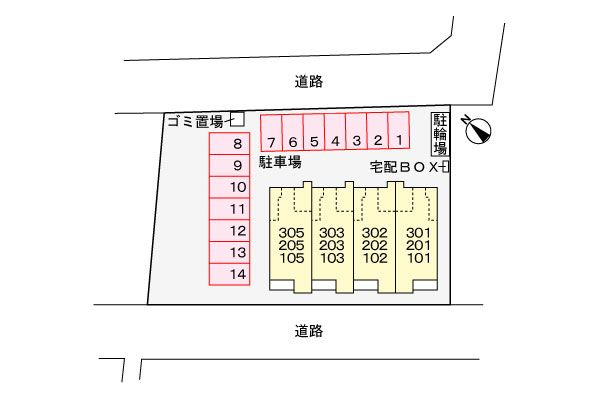 ベル・プロムナードⅠ　　刈谷市の賃貸ならクラスホーム刈谷店の駐車場