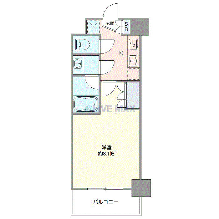 プレスタイル菊川の間取り