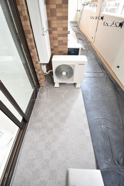 Luxe西長堀のバルコニー