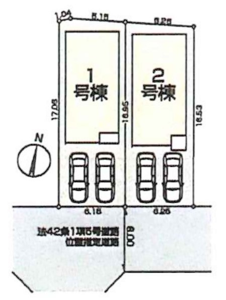 新座新堀第ニ　全2棟　2号棟
