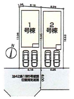 【区画図】 | 新座新堀第ニ　全2棟　2号棟 | 新座新堀第ニ　全2棟　2号棟
