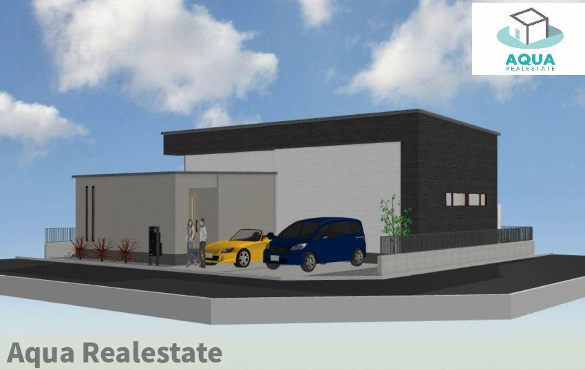 高松市飯田町の新築一戸建の外観