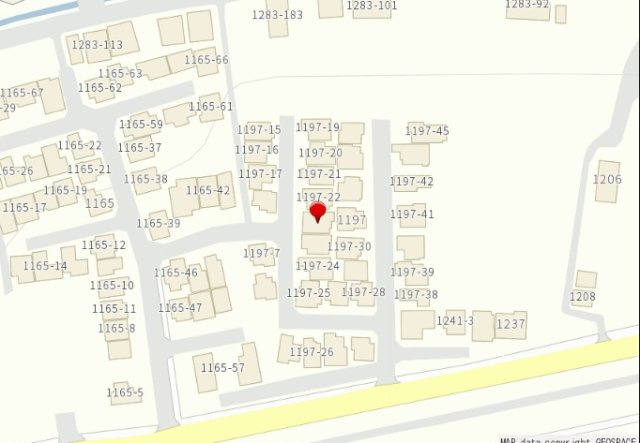 中古戸建　岩出市中島　の地図