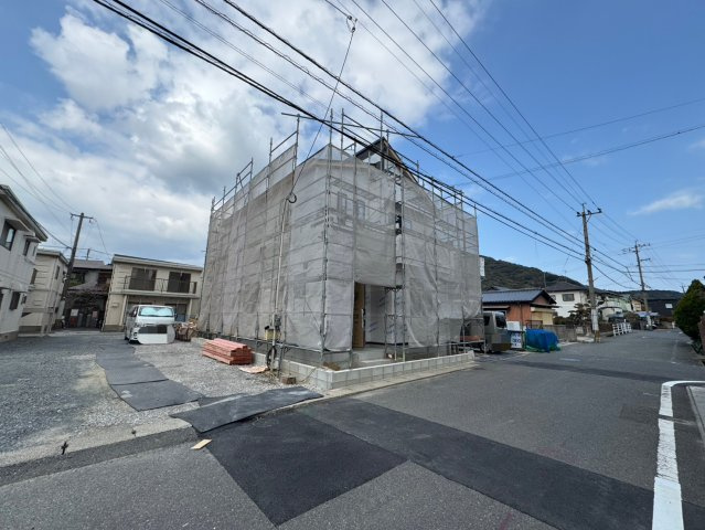 ーAdobeーアドブルー小倉南区中吉田3丁目４期　【小倉南区　新築戸建て】の外観|現地撮影　2026,3,12　ーAdobeーアドブルー小倉南区中吉田3丁目４期　【小倉南区　新築戸建て】