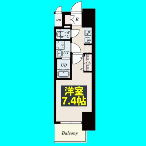 S-RESIDENCE豊国通の間取り