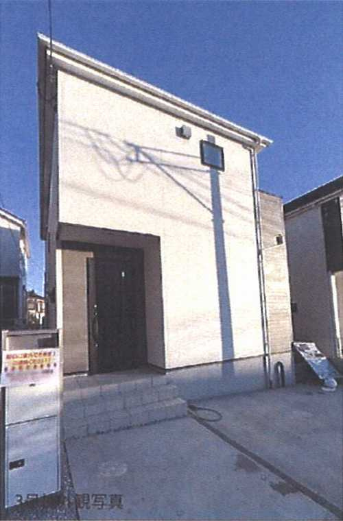 綾瀬市寺尾本町3丁目第1期　新築戸建　3号棟の外観パース