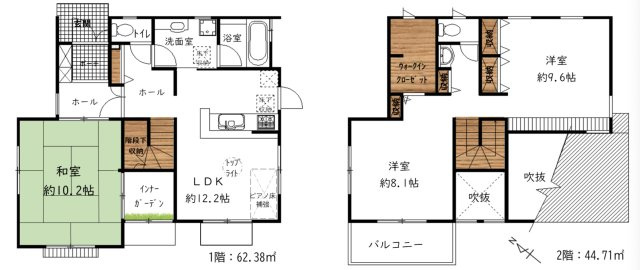 【間取り】 | 久喜市南栗橋6丁目　中古戸建