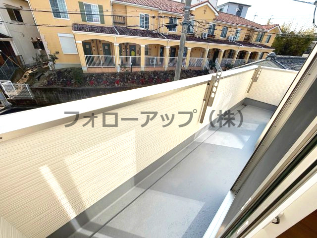 堺市中区深阪１号棟のバルコニー|陽当たり良好なバルコニーです