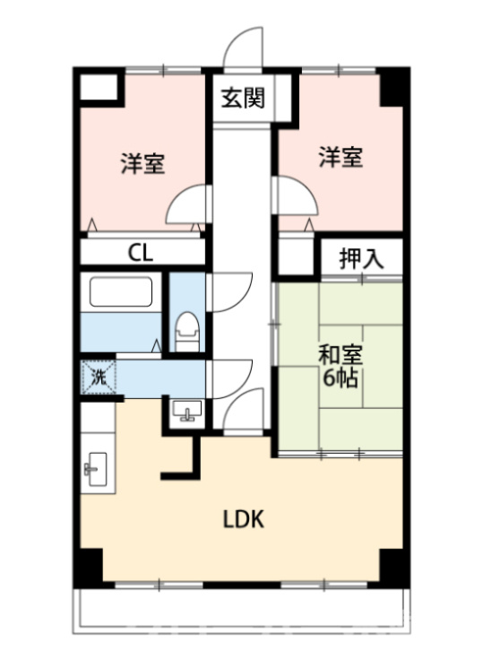カドーロ壱番館の間取り
