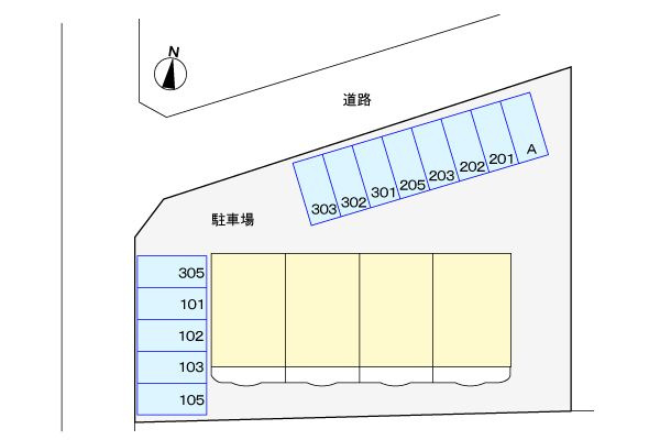 オ－バ－ルックヒル　グレイス　　刈谷市近郊の賃貸はクラスホームの駐車場