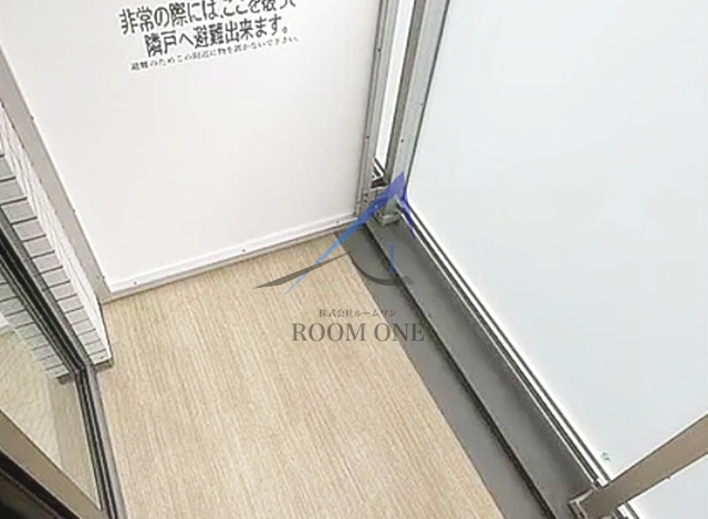 クレイシア月島のバルコニー|バルコニーです。