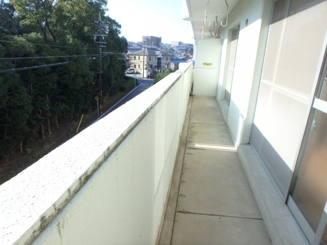 シャトー雁宿のバルコニー