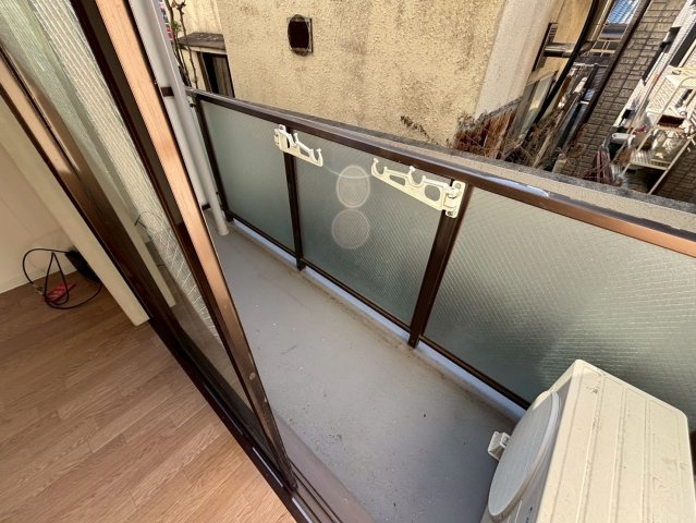 エクセルハイツのバルコニー