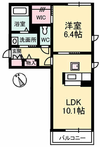 クオーレ光Ⅰの間取り