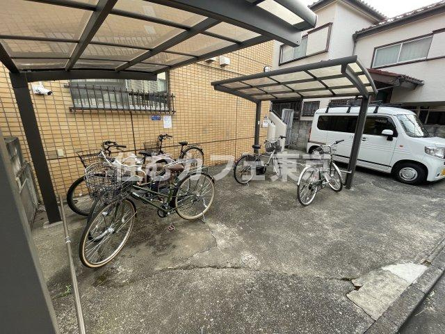 国分寺司ハイツのその他共用部分|自転車置き場です