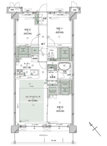 多摩市諏訪４丁目の中古マンション