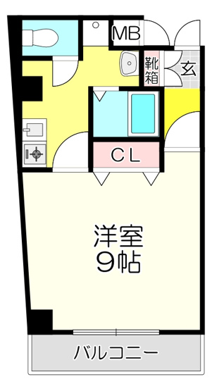 【間取り】 | M’プラザ布施弐番館