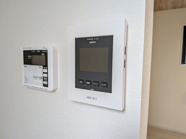 八王子市　元横山町　新築一戸建て　３期のセキュリティ|～TVモニター付インターホン　訪問者の確認に便利です～