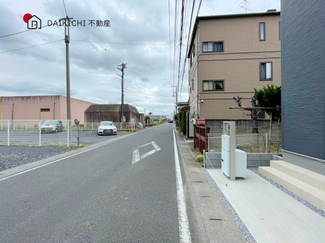 【前面道路含む現地写真】 | Livele Fine　加須市富士見町　新築戸建　全1棟　1号棟