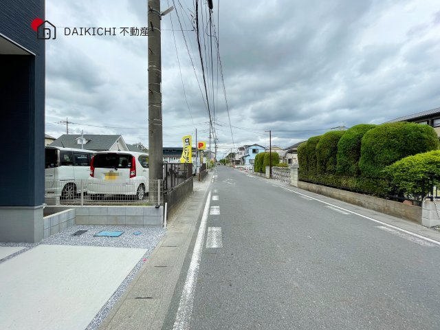 【前面道路含む現地写真】 | Livele Fine　加須市富士見町　新築戸建　全1棟　1号棟