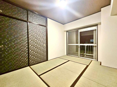 【和室】 | 香枦園スカイハイツ | 5.6帖の和室は南向きの明るいお部屋