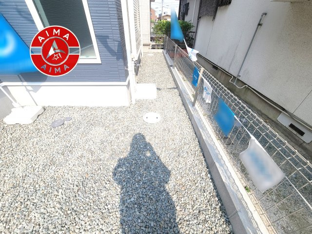 春日市天神山4丁目第3-1棟の外観|お庭で自由な時間を過ごせます。