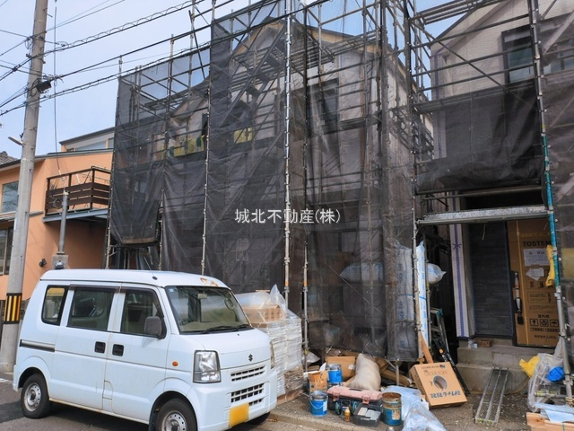 練馬区南大泉1丁目 全2棟 A号棟の外観|現地（2026年2月18日撮影）