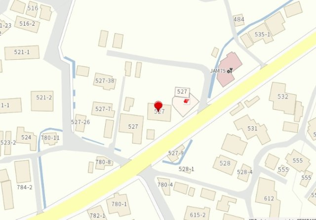 中古戸建　岩出市山　平屋建ての地図