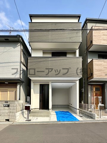 堺市北区長曽根町１号棟の前面道路含む現地写真|前面道路含む現地写真です