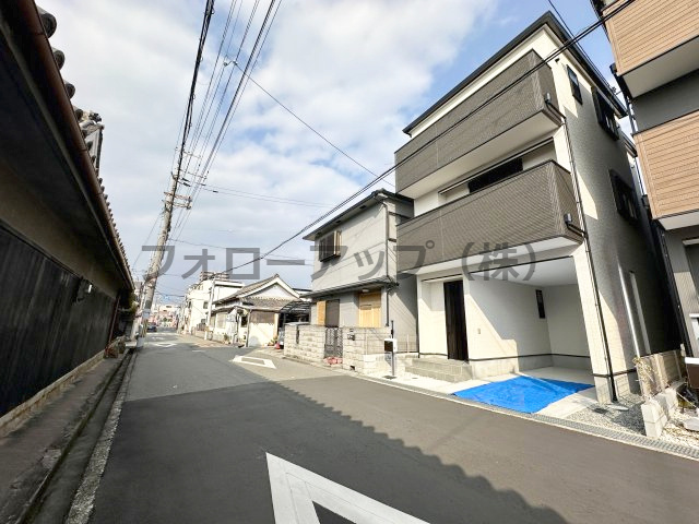 堺市北区長曽根町１号棟の前面道路含む現地写真|前面道路含む現地写真です