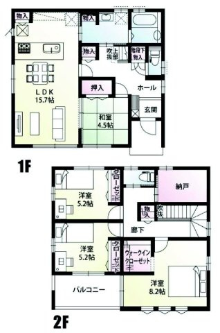 前橋市富士見町横室　1号棟　新築住宅の区画図|駐車場3台ご用意しています！
来客時も重宝しますよ！