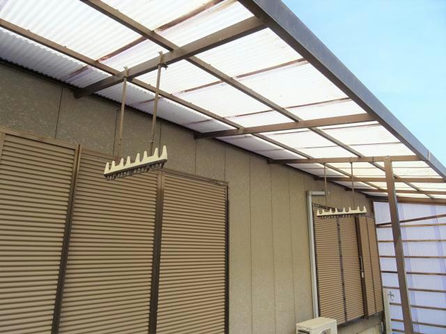 青葉住宅　２号の設備|洗濯物干し