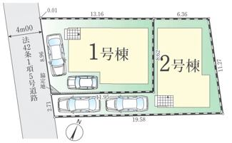 【区画図】 | 東村山市青葉町2期　全2棟　2号棟 | 東村山市青葉町2期　全2棟　2号棟