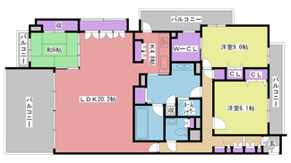 【間取り】 | 上下反転タイプ