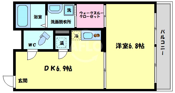 アーバンフラッツ瓦町の間取り|アーバンフラッツ瓦町　間取り