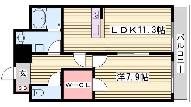 Capital.i姫路の間取り
