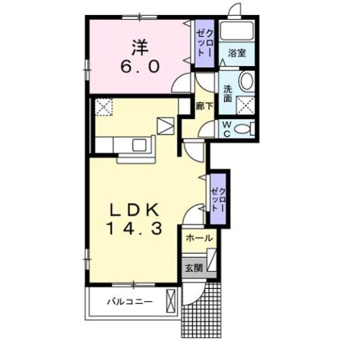 【間取り】 | リュクセル弐番館