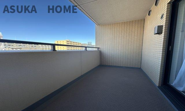 コスモ新横浜のバルコニー|セカンドバルコニーも広々です。