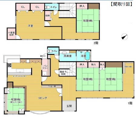 【間取り】 | 太田市藪塚町中古住宅