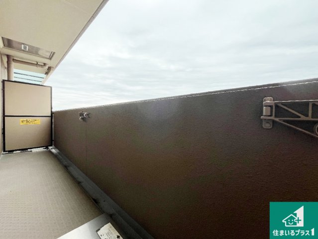 ライオンズマンション明石大久保第2のバルコニー|ワイドバルコニーは洗濯物を干すスペースが広いのでご家族が多くても安心！