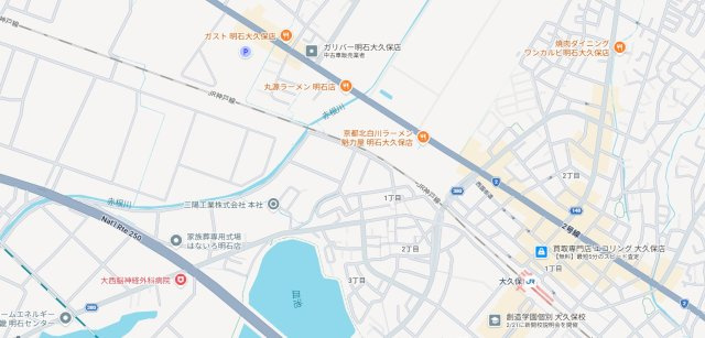 ライオンズマンション明石大久保第2の地図