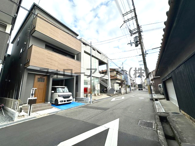 堺市北区長曽根町２号棟の前面道路含む現地写真|前面道路含む現地写真です