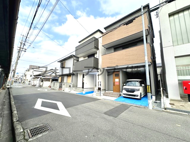 堺市北区長曽根町２号棟の前面道路含む現地写真|前面道路含む現地写真です