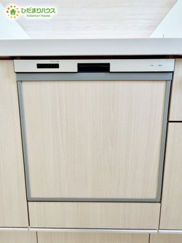 野田市山崎24期　新築戸建　1号棟のキッチン|食器洗乾燥機が付いていますので家事の時間も節約できます。忙しいママには便利ですよね。