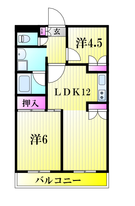 ニューオークの間取り