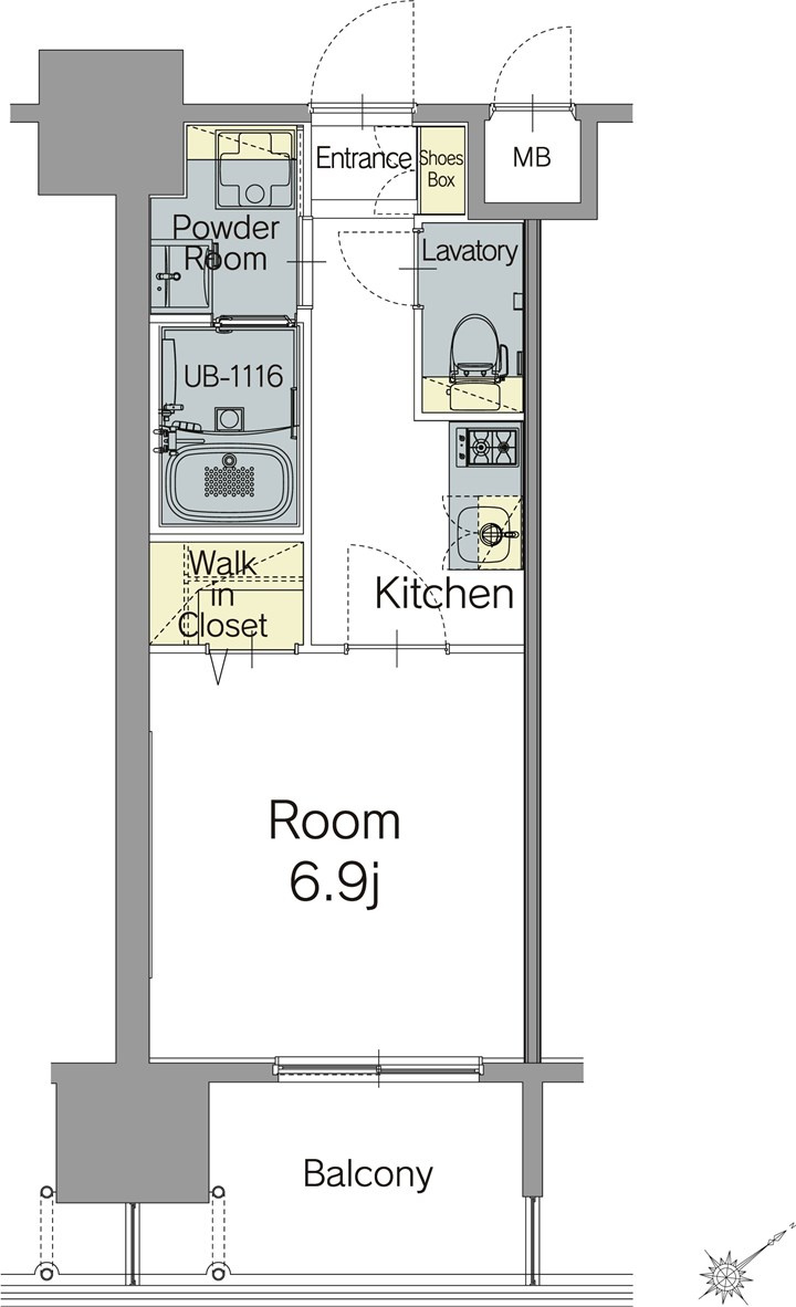 新品家具付きマンション今泉1(KaGood福岡)