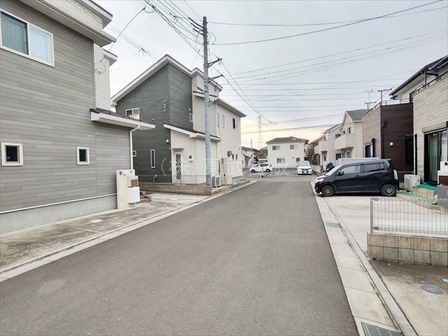 【前面道路含む現地写真】 | 川越市中台3丁目 | 閑静な住宅地です