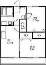 【間取り】 | ムゲンハイツ若草A