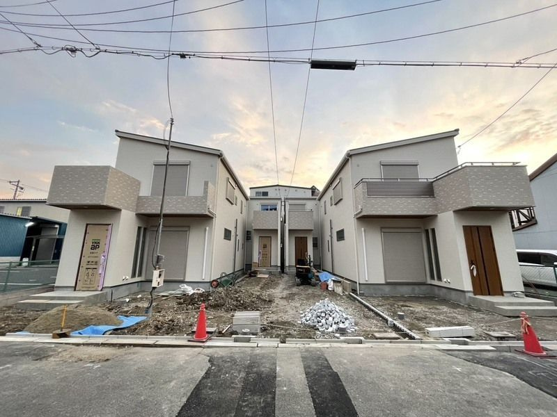 桑津戸建　C棟の外観